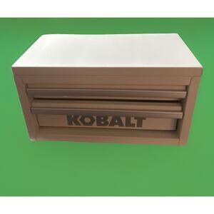 Kobalt Mini Tool Box Toolbox White Steel Used